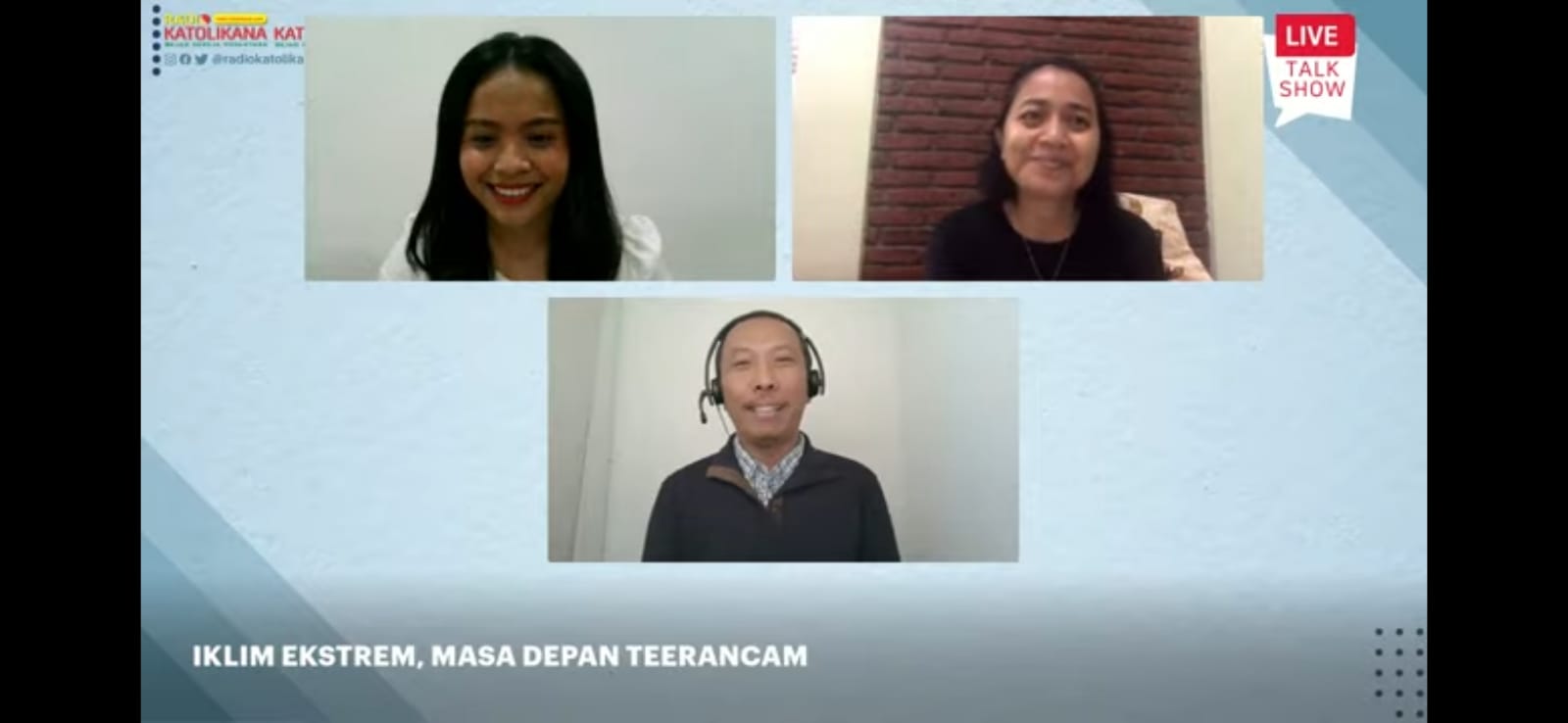 Katolikana bersama Budi Tjahjono dan Uli Arta Siagian: Iklim Ekstrem, Masa Depan Terancam